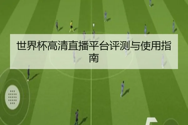 世界杯高清直播平台评测与使用指南